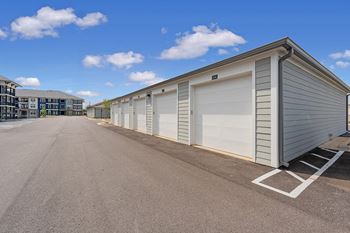 Spacious garages