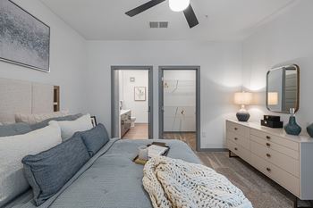 Carpeted bedrooms