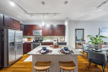 Gourmet kitchens with islands