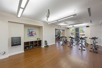 State-of-the-art fitness center with cardio, weight room and wellbeats fitness-on-demand