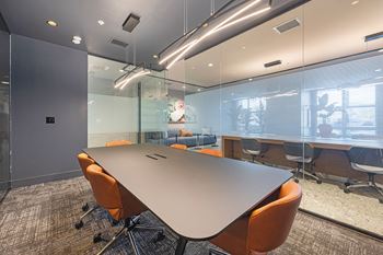 Business center with co-working space