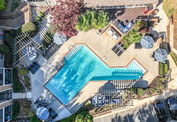 Sparkling swimming pool