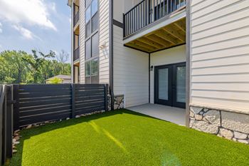 Private fenced in yards on select units*