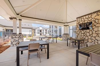 Grilling pavilion