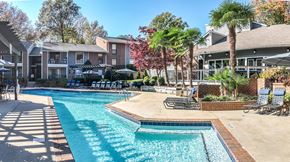 Charlotte apartment for rent - the preserve at ballantyne commons pool and apartment buildings