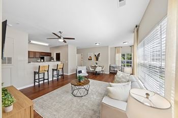 Hardwood-inspired plank flooring*