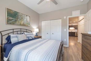 Plush carpeting in bedrooms