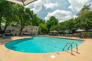 Resort style swimming pool
