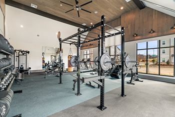 State of the art fitness center with weight and cardio training