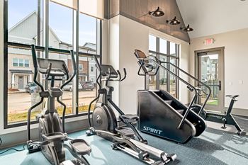 State of the art fitness center with weight and cardio training