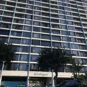 Aiea apartment for rent - A tall building with the words "Prince George" on it.