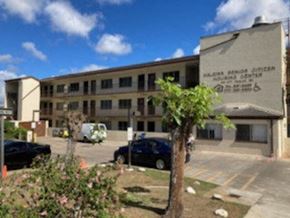 Haleiwa apartment for rent - A building with the words "Halifax Senior Citizens" on it.