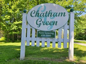 South Burlington apartment for rent - Sign at entrance to Chatham Green Apartments