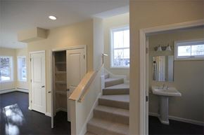 South Burlington apartment for rent - Stairway to second floor of apartment