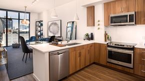 San Diego apartment for rent - alx san diego model living room