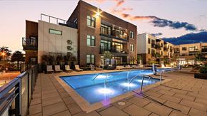 Boulder apartment for rent - reve-amenities-pool-sunset-view-4.jpg