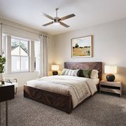 Gulf Shores townhouse for rent - Bedroom With Ceiling Fan at Allier Gulf Shores, Gulf Shores