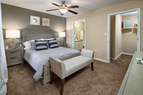Savannah apartment for rent - Bedroom With Ceiling Fan at Preston Grove, Savannah, GA