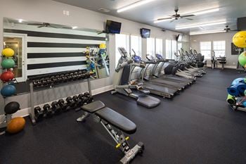 Modern fitness center