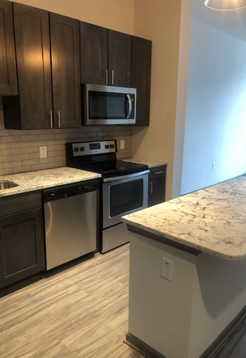 Kitchen with dishwasher