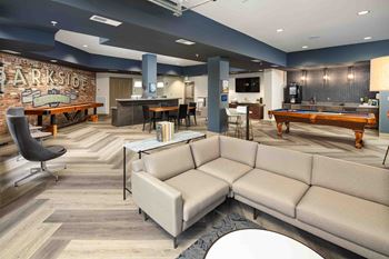 Modern clubhouse