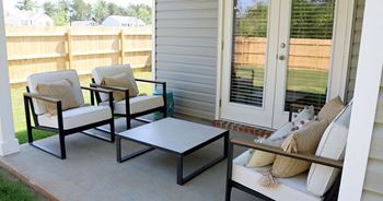Porch with patio