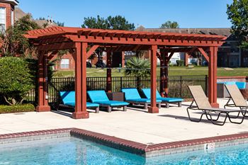 Poolside cabana