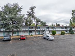 Lakewood apartment for rent - Front of property at Twin Oaks Apartments, 4801 115th St Ct SW, Lakewood, WA 98499.