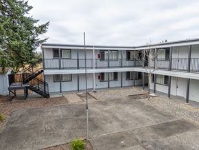 Lakewood apartment for rent - Front of property at Melody Apartments, 4914 115th St Ct SW, Lakewood, WA 98499.