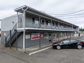 Lakewood apartment for rent - Front of property at Tyee Apartments, 4918 115th St Ct SW, Lakewood, WA 98499.
