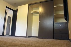 Seattle apartment for rent - a room with a wardrobe and a closet