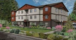 Marysville apartment for rent - a rendering of a three story apartment building with a street in front of it