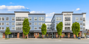 Everett apartment for rent - a row of apartment buildings on a city street