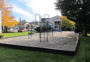 Sedro Woolley apartment for rent - a playground in a yard in front of a house