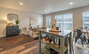 East Wenatchee apartment for rent - A dining room with a table set for a meal.