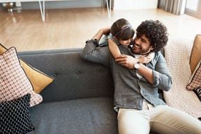 Marysville apartment for rent - a man and a woman sitting on a couch