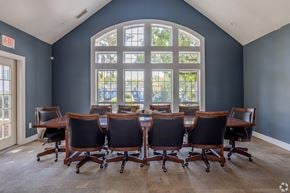 Columbus apartment for rent - A conference room with a large table and chairs.
