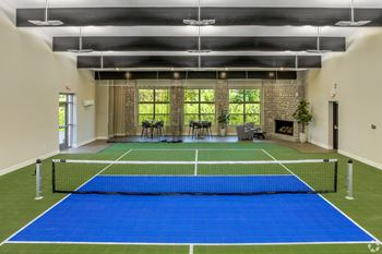 Indoor pickleball court