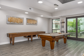 Columbus apartment for rent - Amenities at Tiffany Flats include a clubhouse area with games.