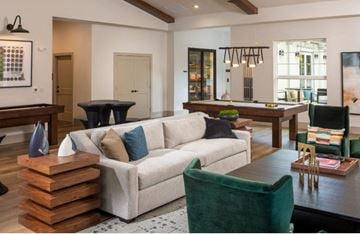 Randolph apartment for rent - a living room with a couch and a table