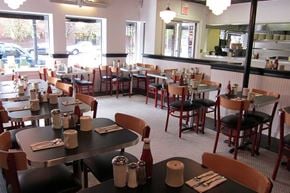 Boston apartment for rent - Classic neighborhood diner with retro style.