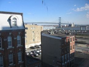 Philadelphia apartment for rent - a view from a window of a building