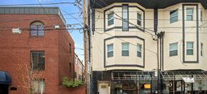 Philadelphia apartment for rent - the facade of a building on a city street