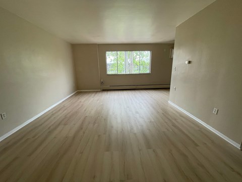 Floor plan for 1 bed, 1 bath, 600 sqft