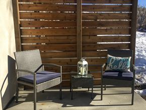 Steamboat Springs apartment for rent - Back Patio at Dream Island, Colorado, 80487
