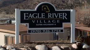 Edwards apartment for rent - a sign for eagle river village