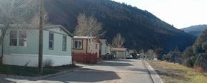 Edwards apartment for rent - a city street with houses and a mountain in the background
