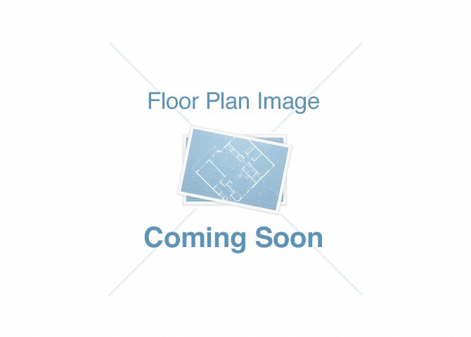 Floor plan for 2 beds, 1 bath, 781 sqft