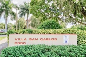 Port Charlotte apartment for rent - Signage in front of Villa San Carlos Senior Apartments