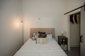 Milwaukee apartment for rent - Bedroom at Maxwell lofts in Milwaukee, WI.